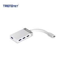 Adaptador Hub TRENDnet de USB-C 30 a USB-A de 4 puertos TUC-H4E